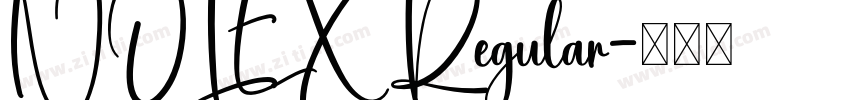 NOLEX Regular字体转换